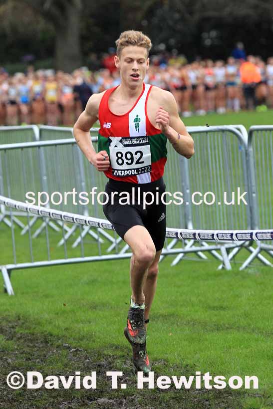 Junior Men, 2022 British Athletics Cross Challenge, Sefton Park, Liverpool.  Photo: David T. Hewitson/Sports for All Pics